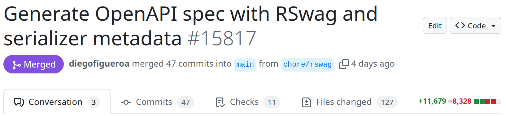 Generating OpenAPI schema from serializers throughout the Rails stack ...